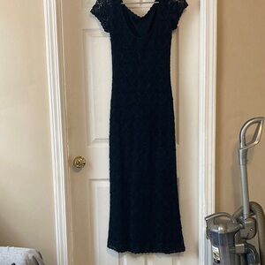 Elegant Black Lace Dress